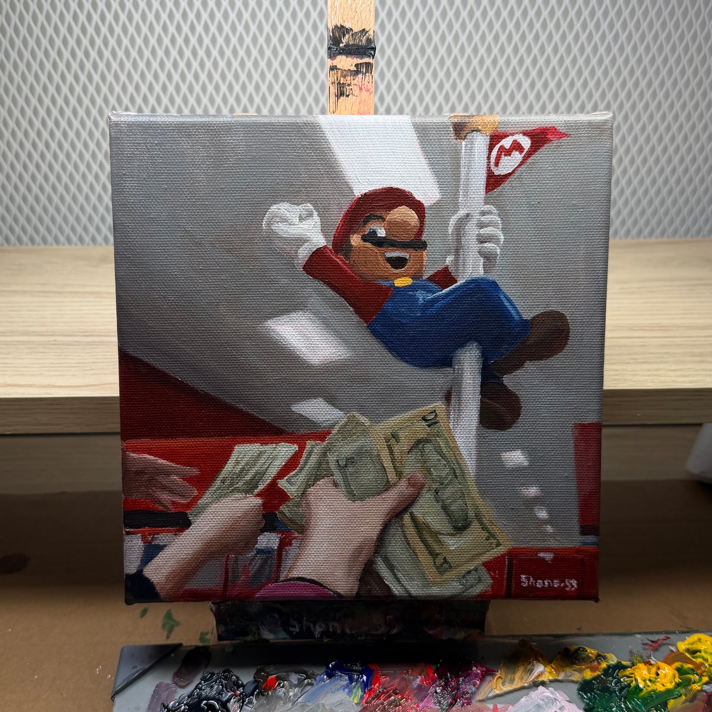 Mario Money Maker - Mini Painting