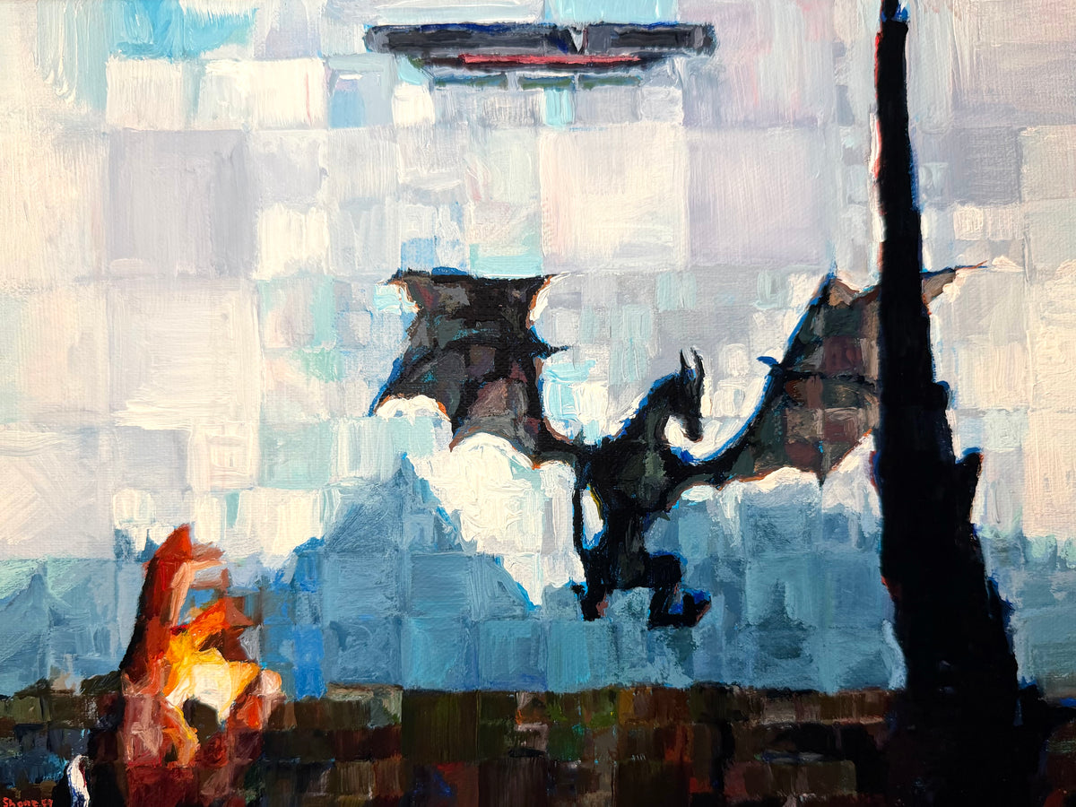 Dragon (Compressed) - Original Painting