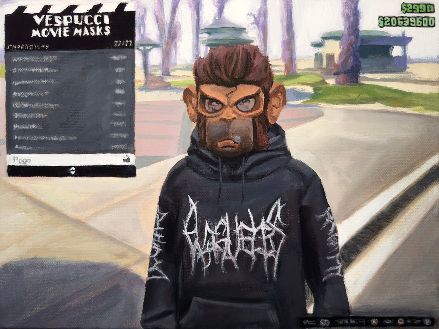 Pogo Mask (GTA Online) - Original Painting