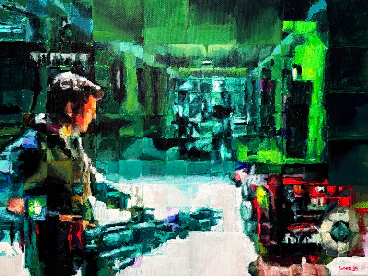 Five (Compressed) - Original Painting