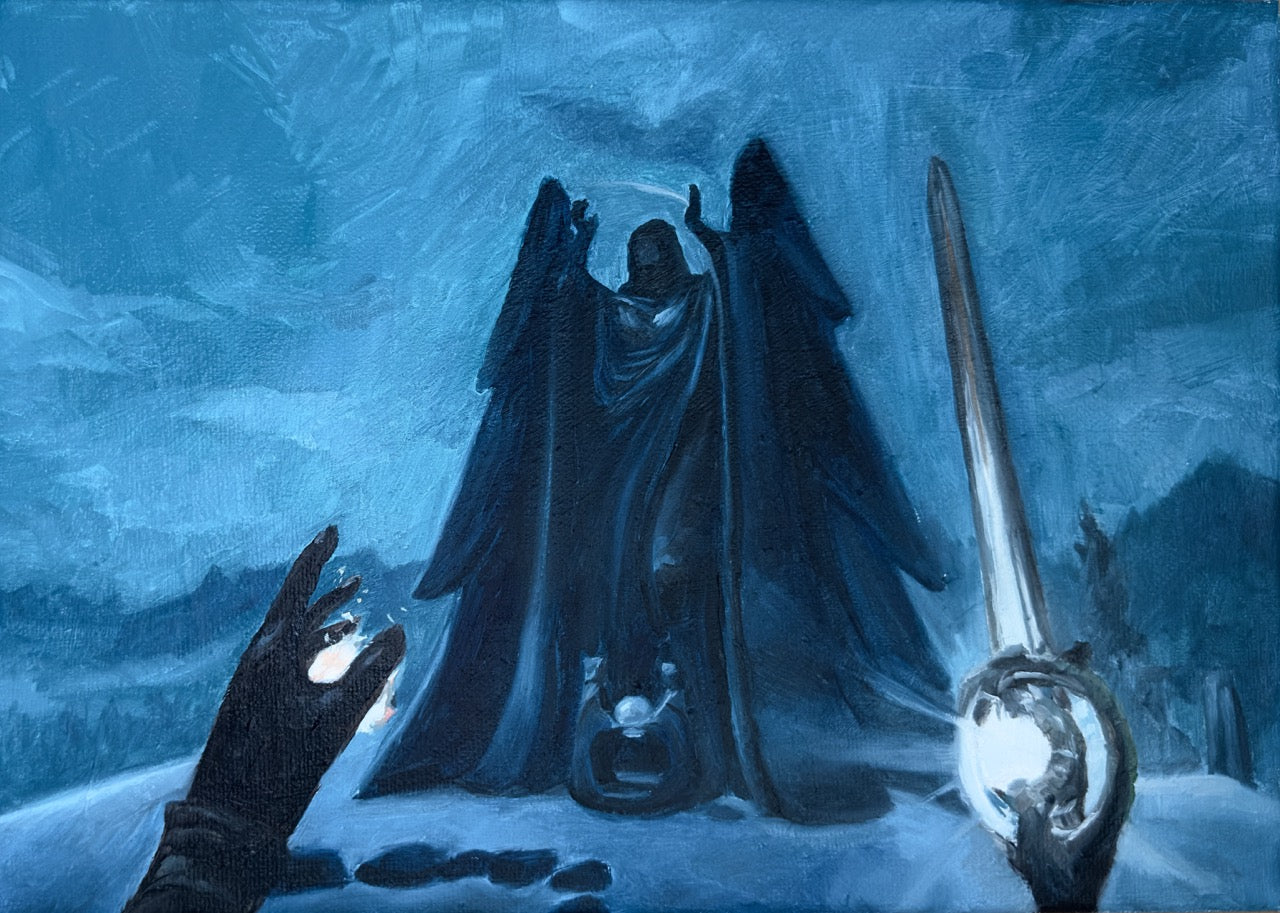 Dawnbreaker Skyrim - Original Painting