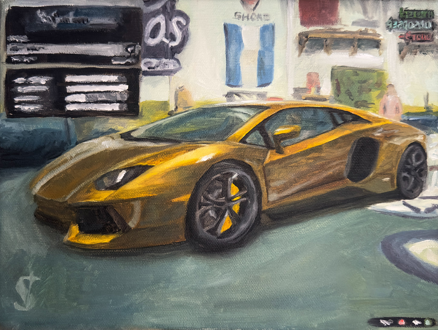 LS Customs Lambo - Original Painting