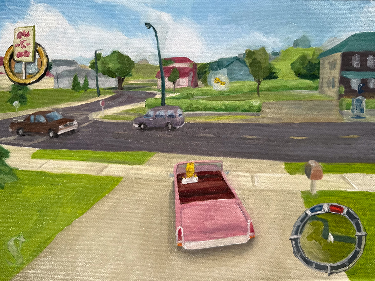 The Simpsons Hit & Run - Original Painting