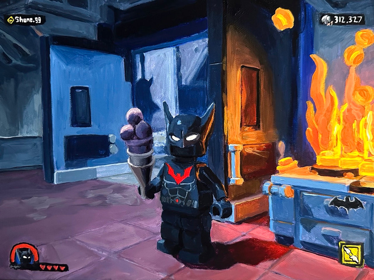 Batman's Kitchen Kightmare (LEGO) - Original Painting