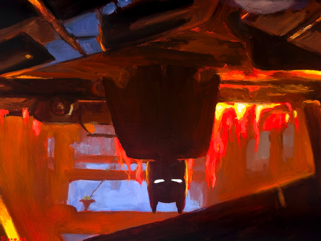 The LEGO Batman- Original Painting