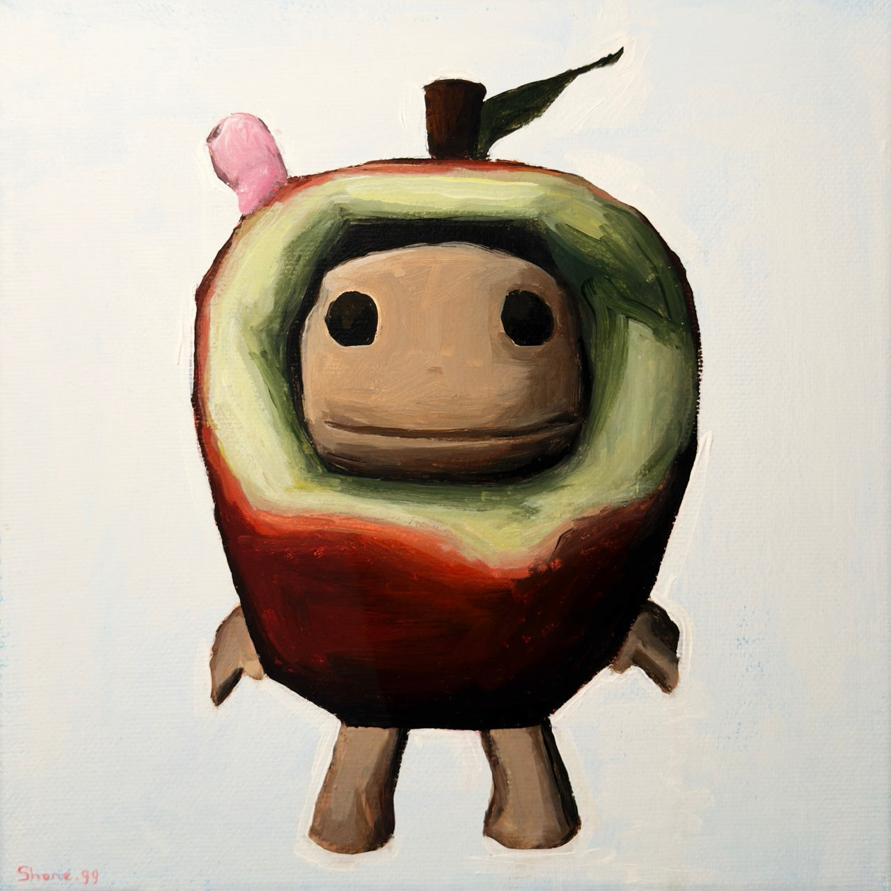 Apple Sackboy (lbp) - Original Painting
