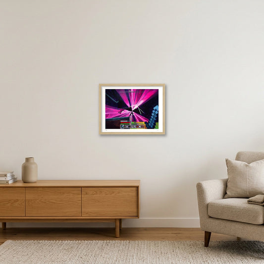 Ender Dragon — 40×30cm, 16×12" Oak Frame