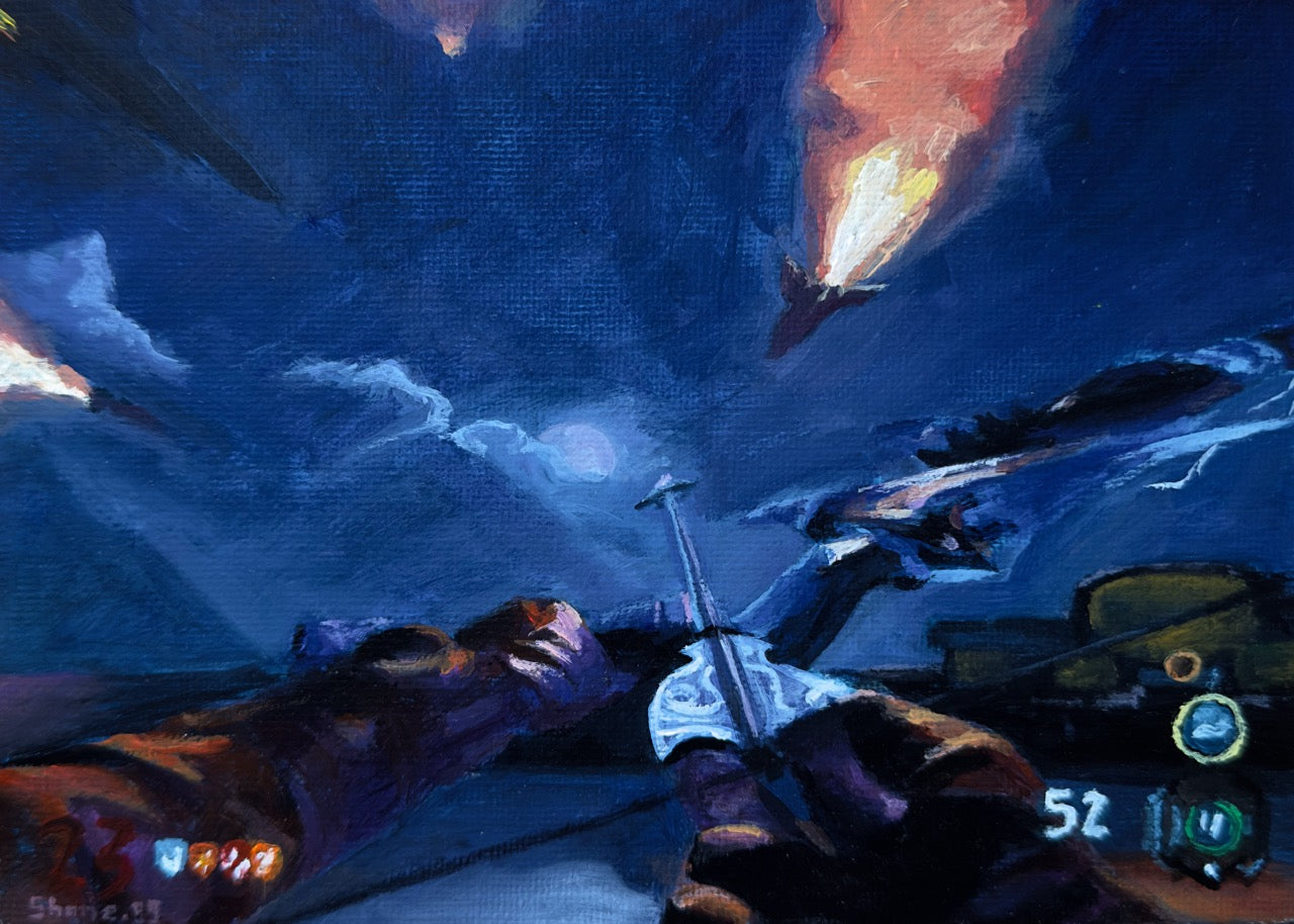 Lightning Bow on Der Eisendrache (BO3) Original Painting