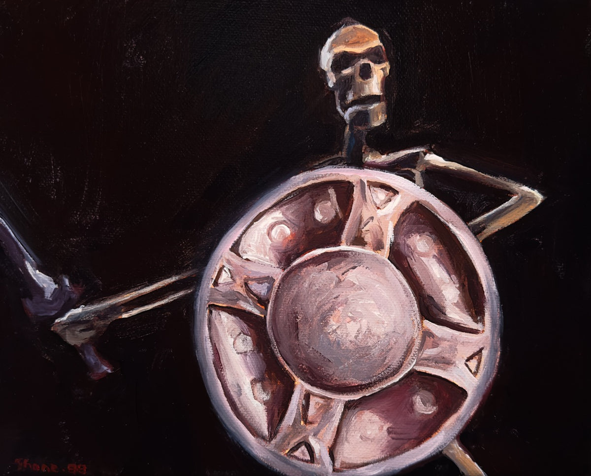Skyrim Skeleton - Original Painting