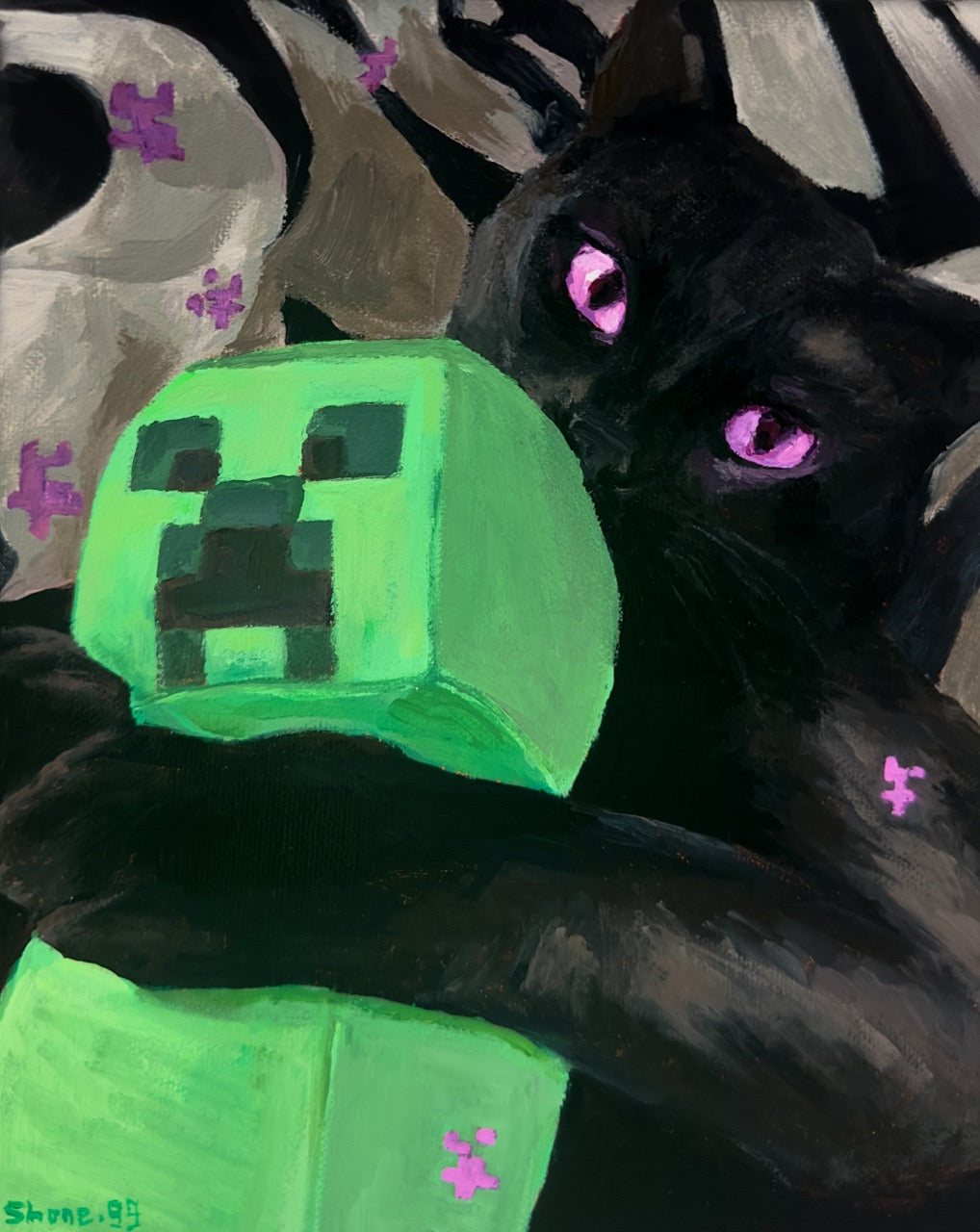 Endercat - Original Painting