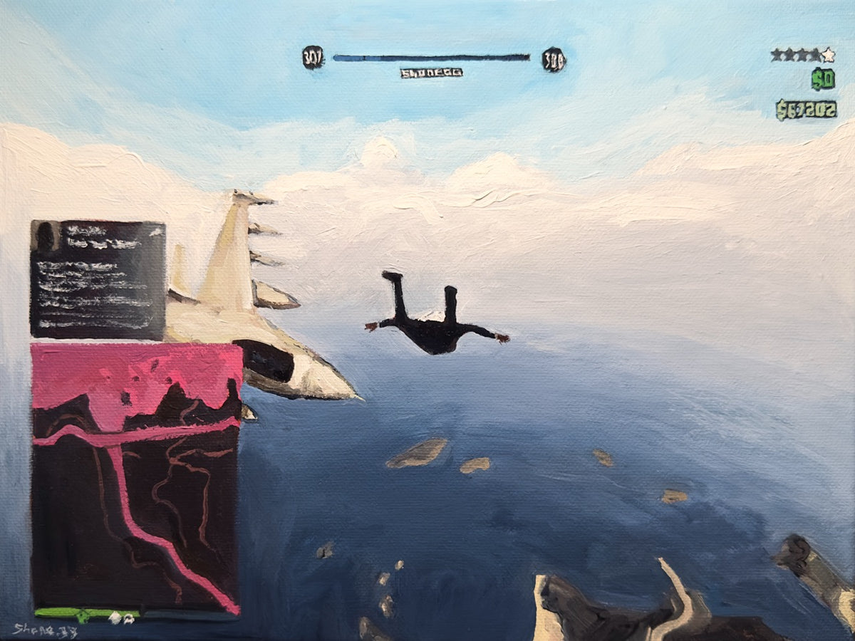 WATCH YO JET BRO - Original Painting