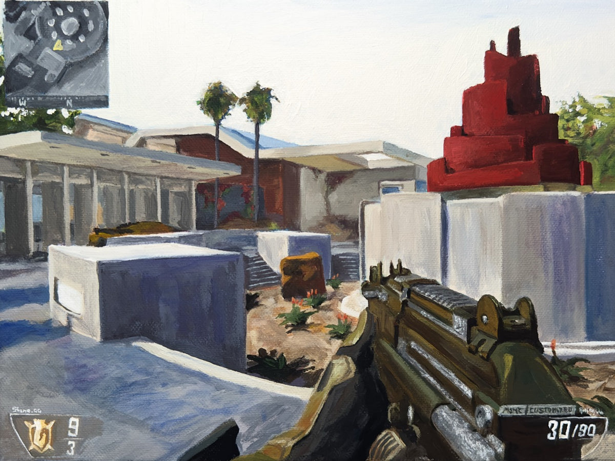 Diamond MSMC on Raid (BO2) - Original Painting