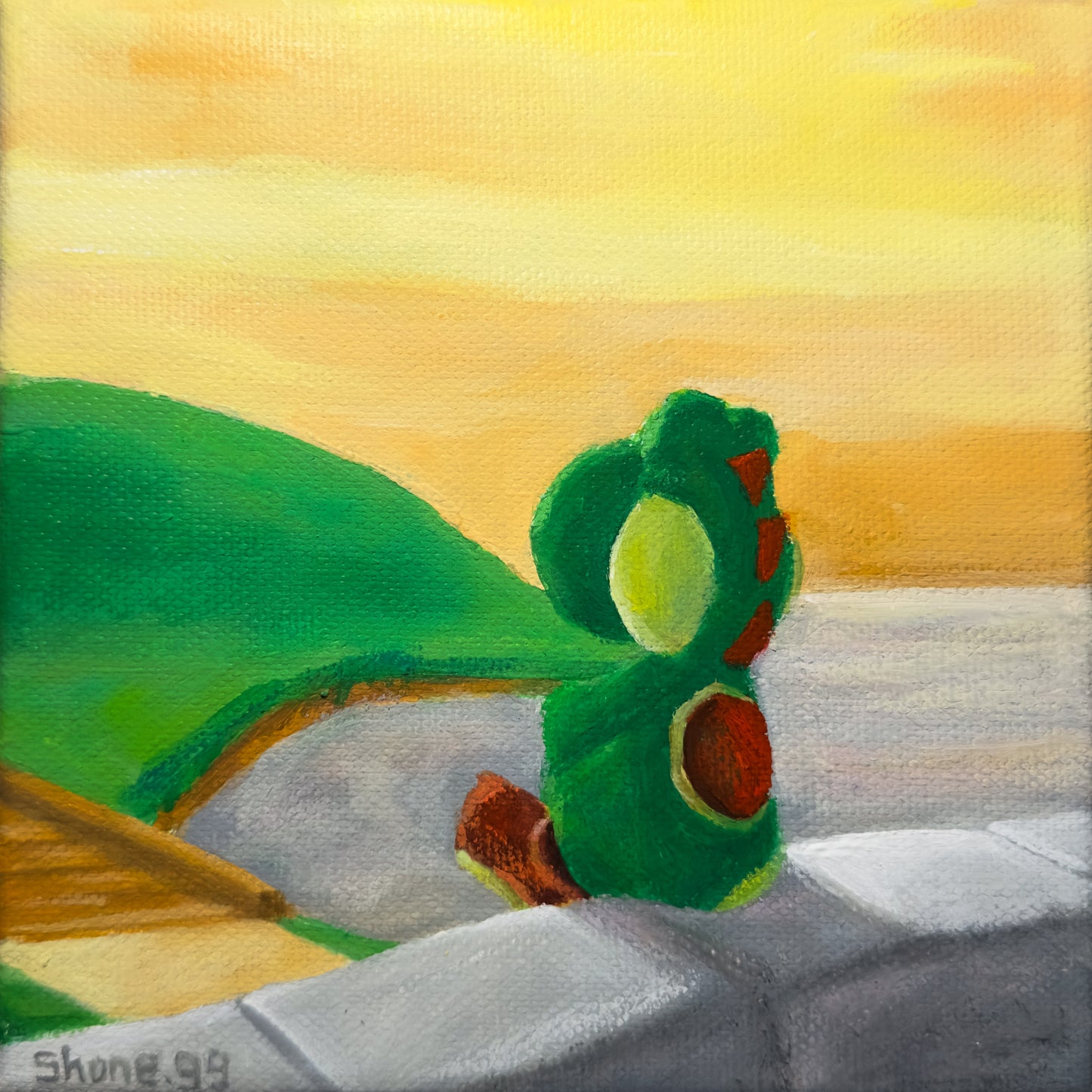 Loves Me...? (Super Mario 64 DS) - Original Painting