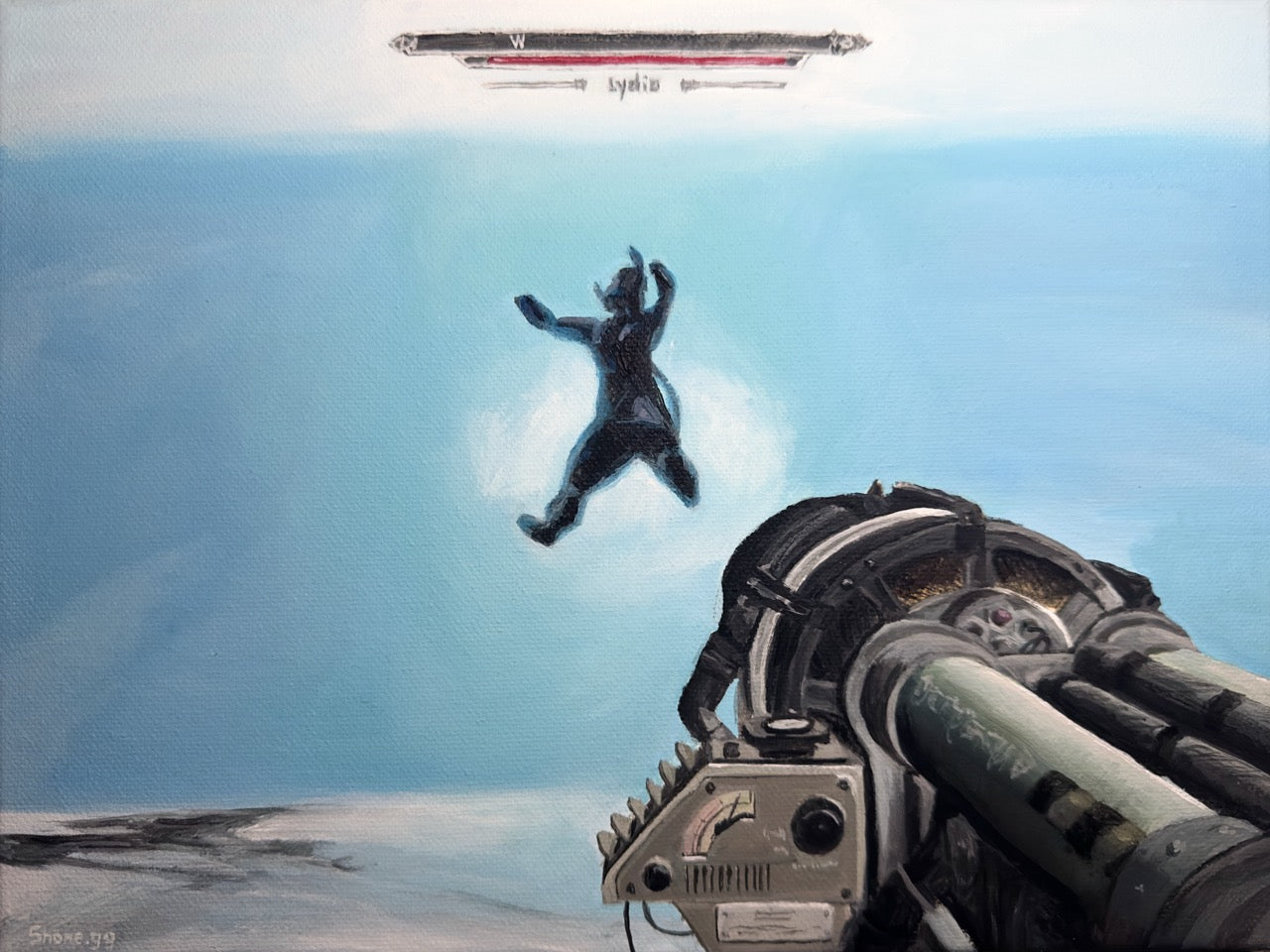 Lydia Higher (Skyrim) - Original Painting