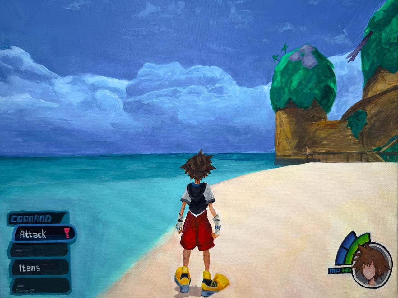 KH Destiny Islands - Original Painting