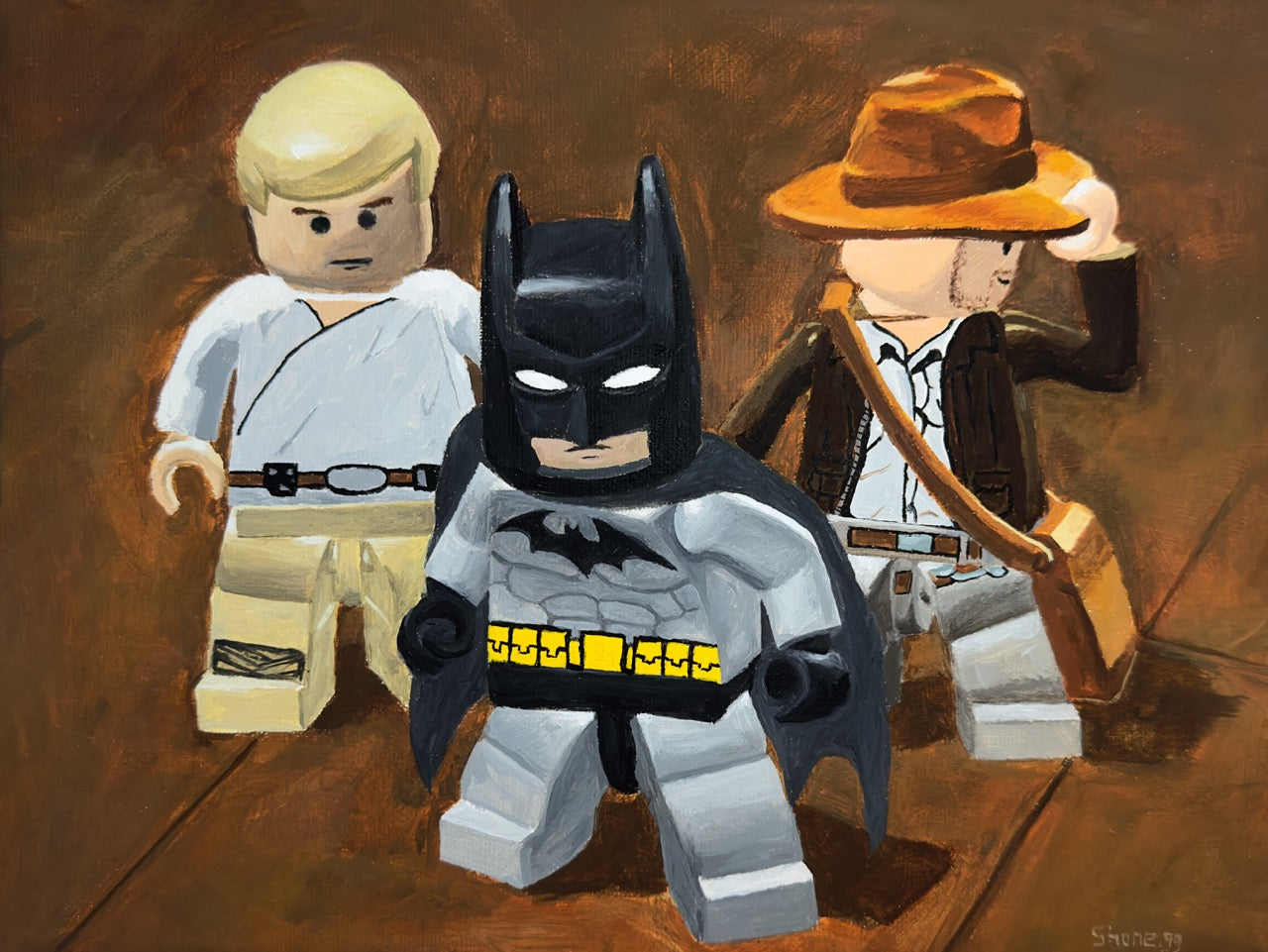 The Big 3 (LEGO) - Original Painting
