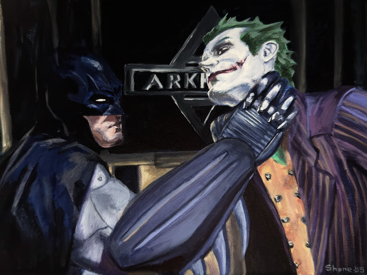 Batman Arkham Asylum - Original Painting