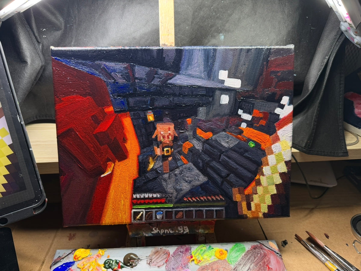 Minecraft Bastion - Original Painting