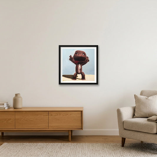 Sackboy — 40×40cm, 16×16" Black Frame