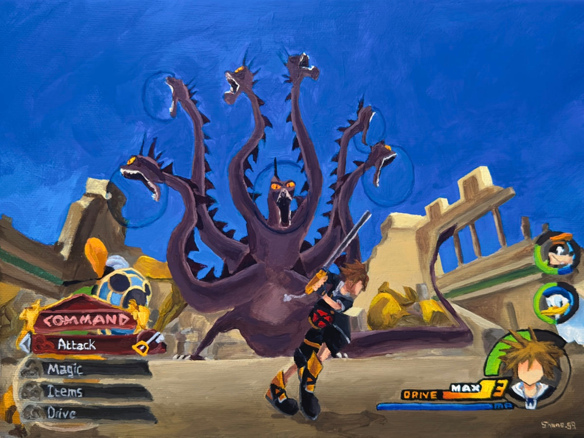 Hydra Boss (KH2) - Original Painting