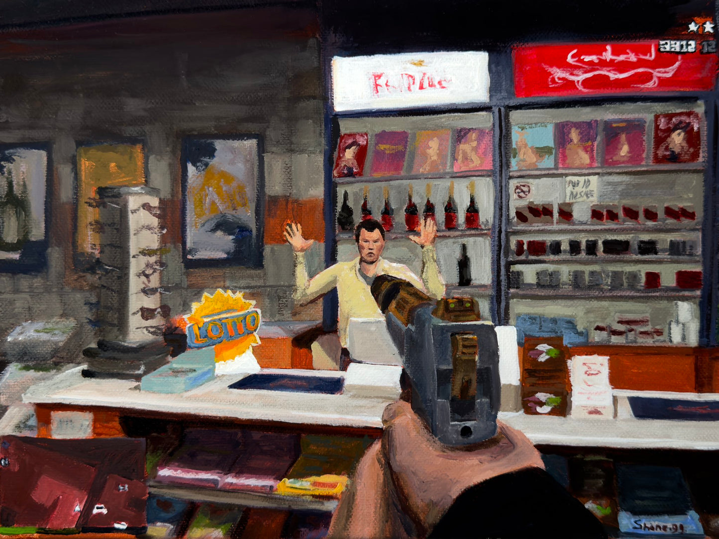 Hands Up (GTA 5) - Original Painting