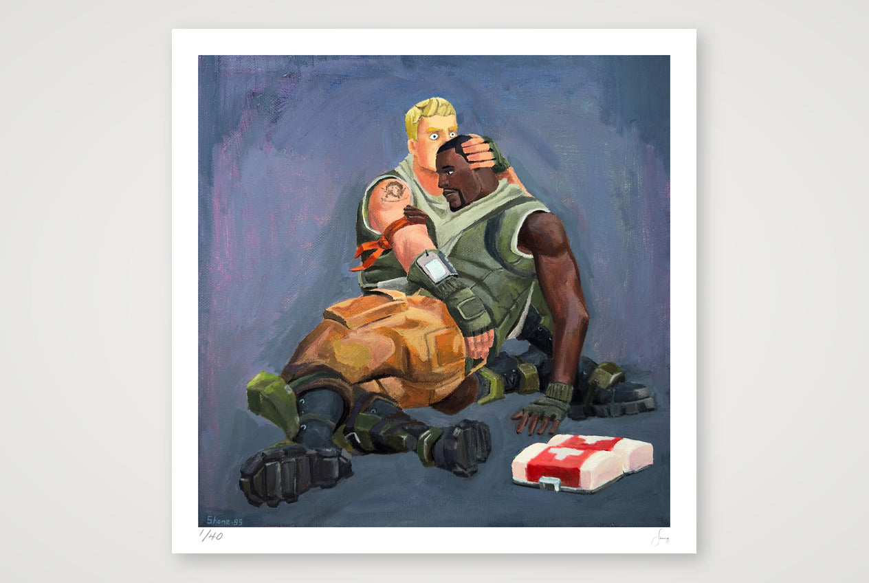 Jonsey the Terrible — 40×40cm, 16×16" Print only