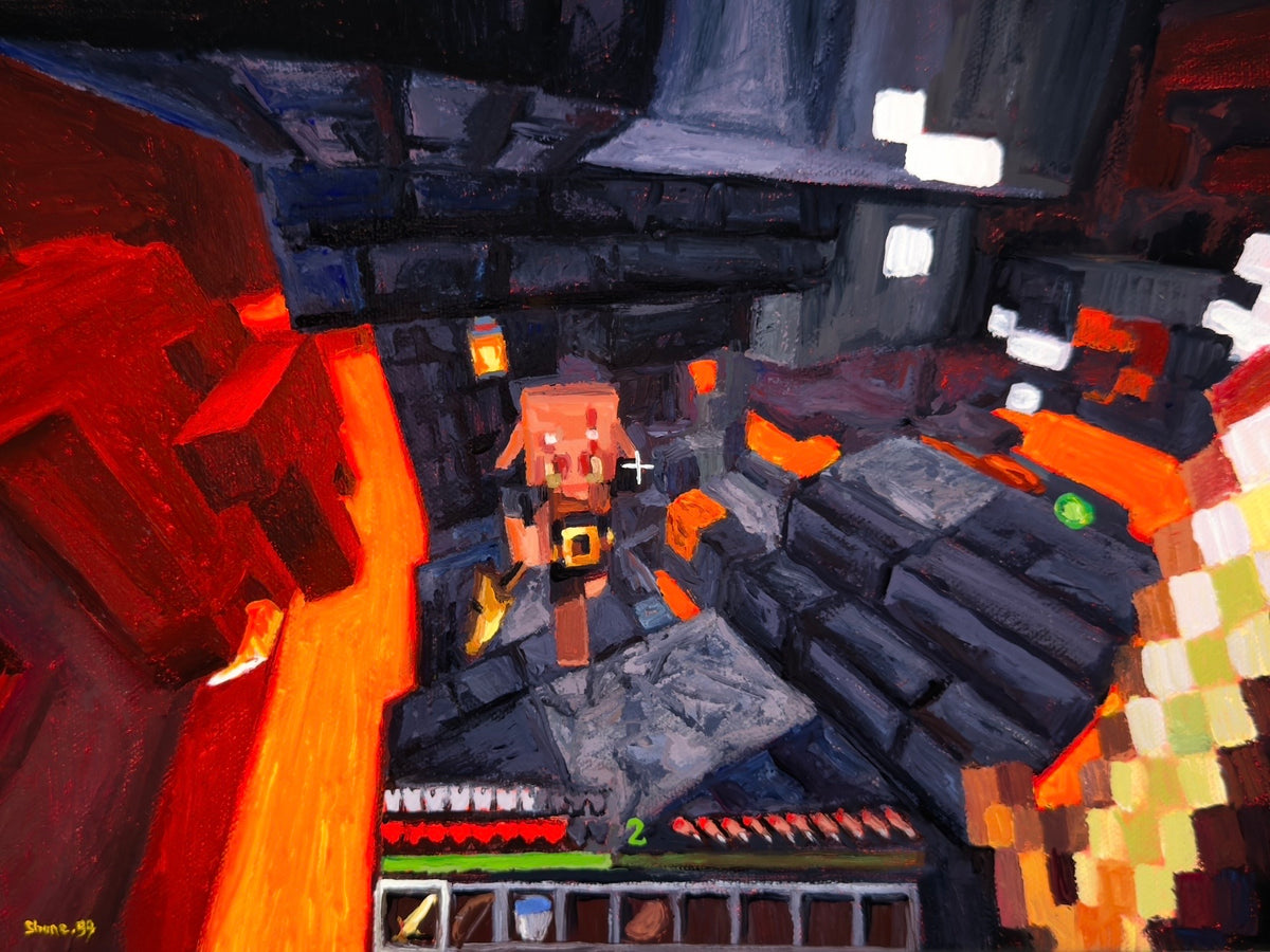 Minecraft Bastion - Original Painting