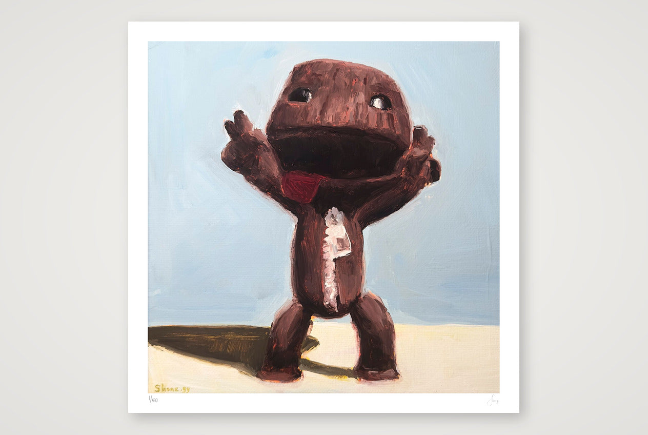 Sackboy — 30×30cm, 12×12" Print only