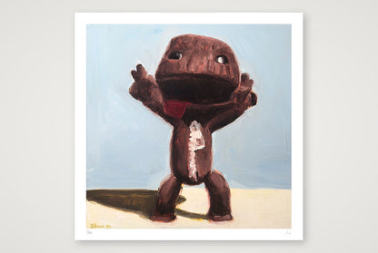 Sackboy — 30×30cm, 12×12" Print only