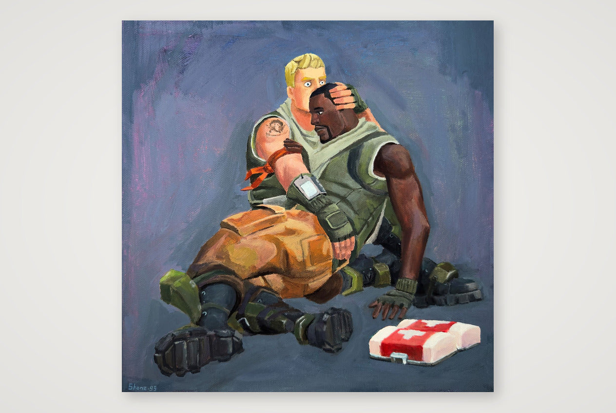 Jonsey the Terrible — 30×30cm, 12×12" Print only