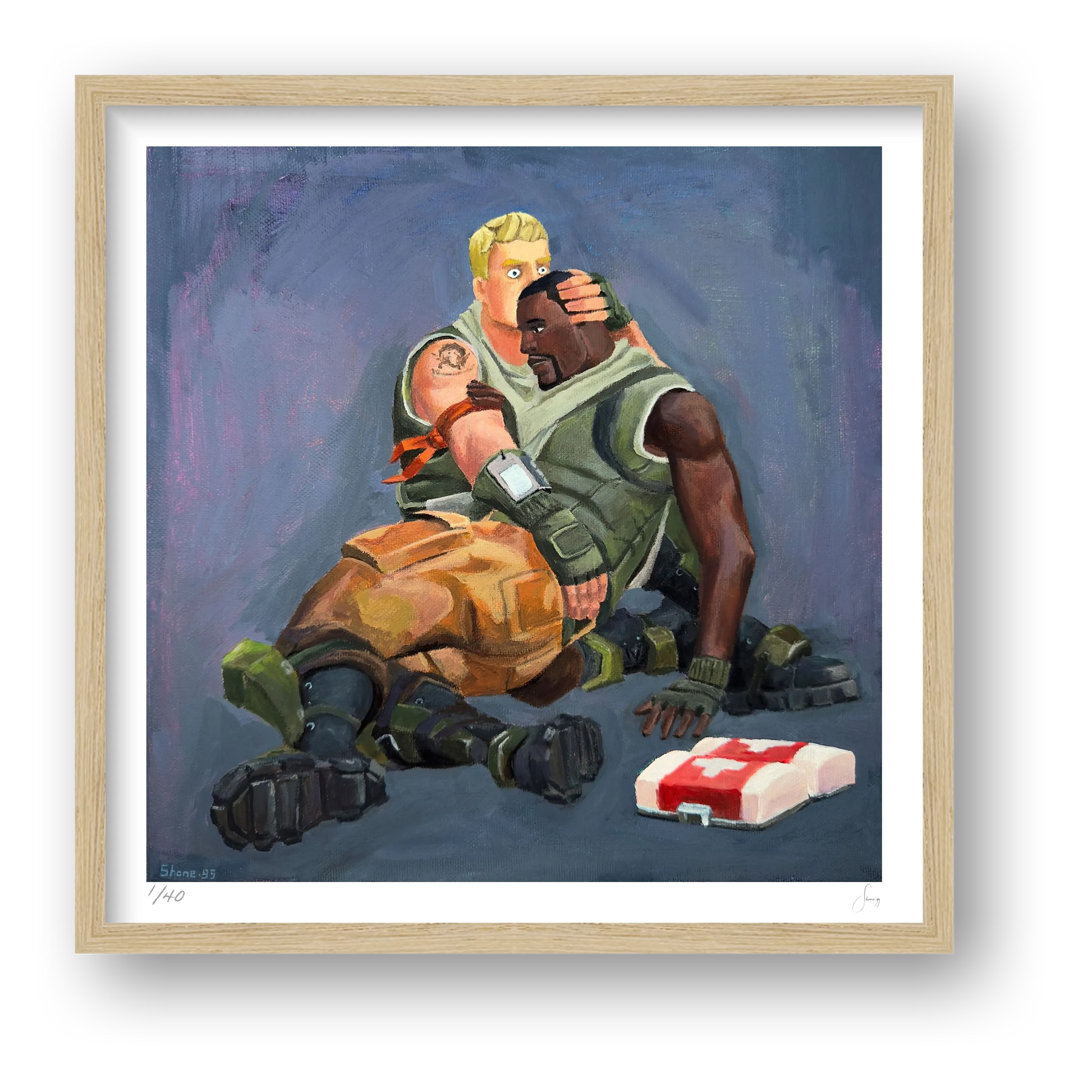 Jonsey the Terrible — framed