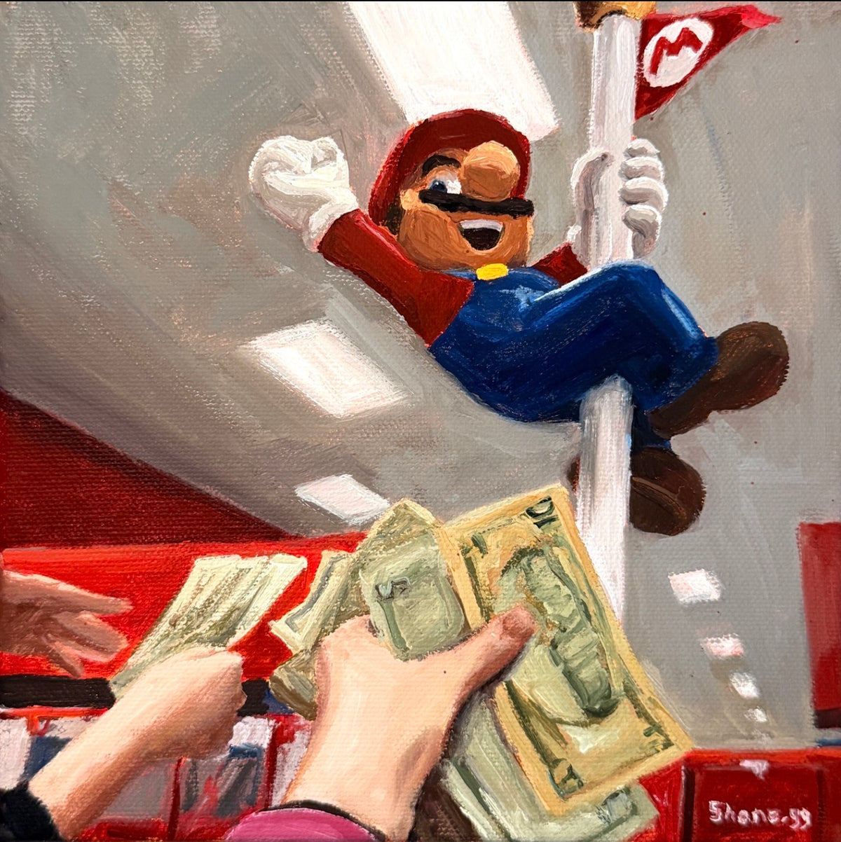 Mario Money Maker - Mini Painting