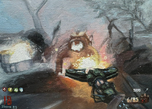 Fire staff on Origins (BO2) - Original Painting