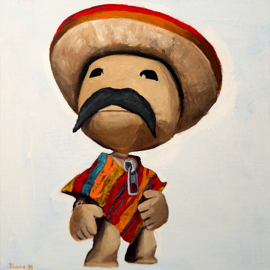 Sombrero Sackboy (lbp) - Original Painting