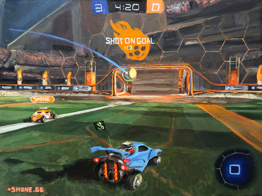 What a save! Rocket League - Original Painting