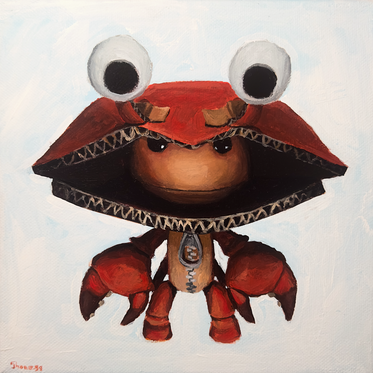 Crab Sackboy (lbp) - Original Painting