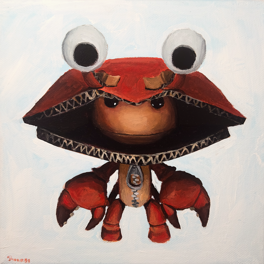 Crab Sackboy (lbp) - Original Painting