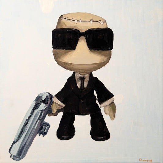 MIB Sackboy (lbp) - Original Painting