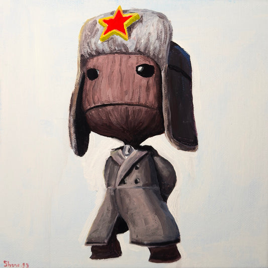 Soviet Sackboy (lbp) - Original Painting