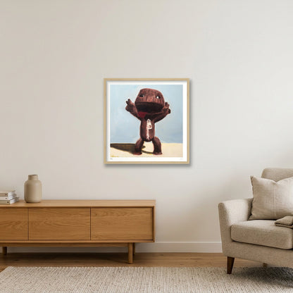 Sackboy — 50×50cm, 20×20" Oak Frame