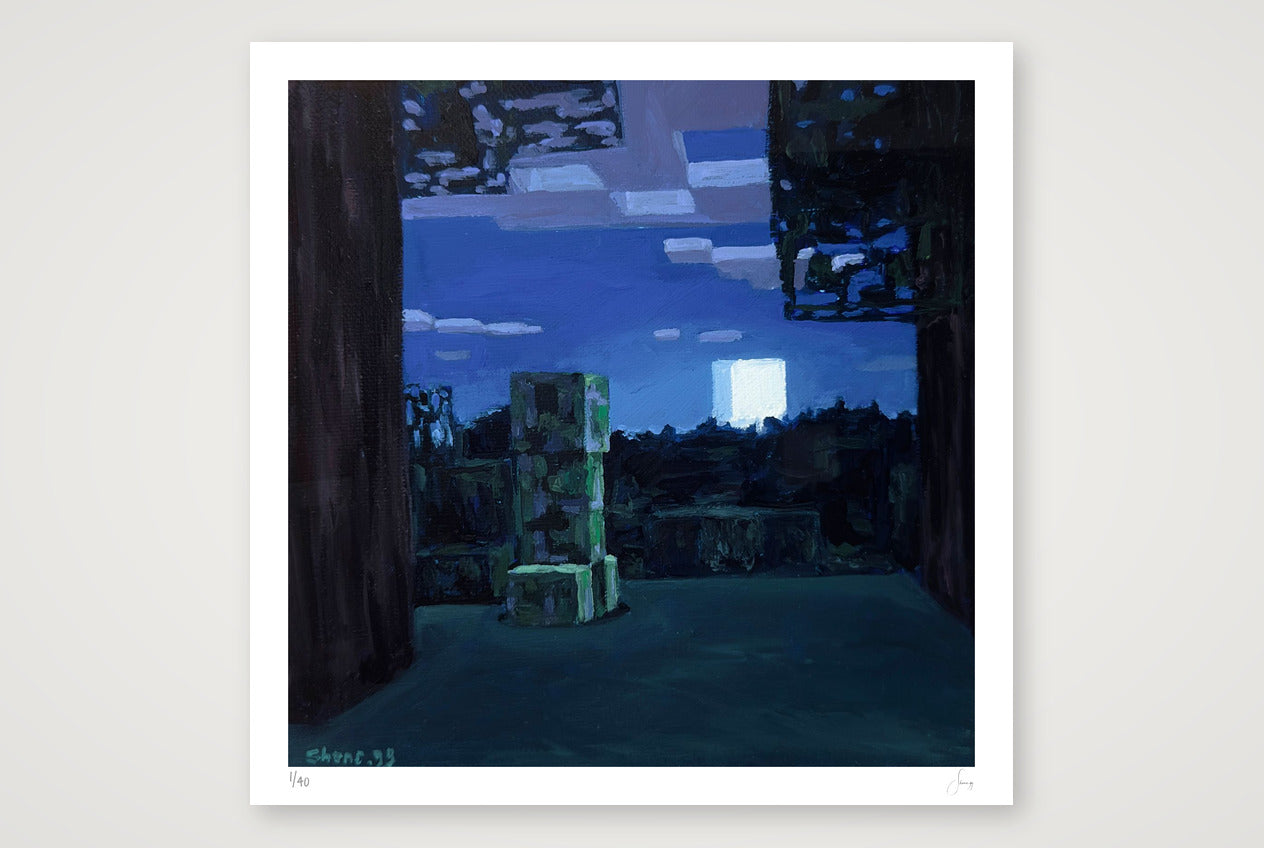 Creep — 40×40cm, 16×16" Print only
