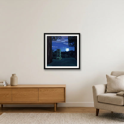 Creep — 50×50cm, 20×20" Black Frame