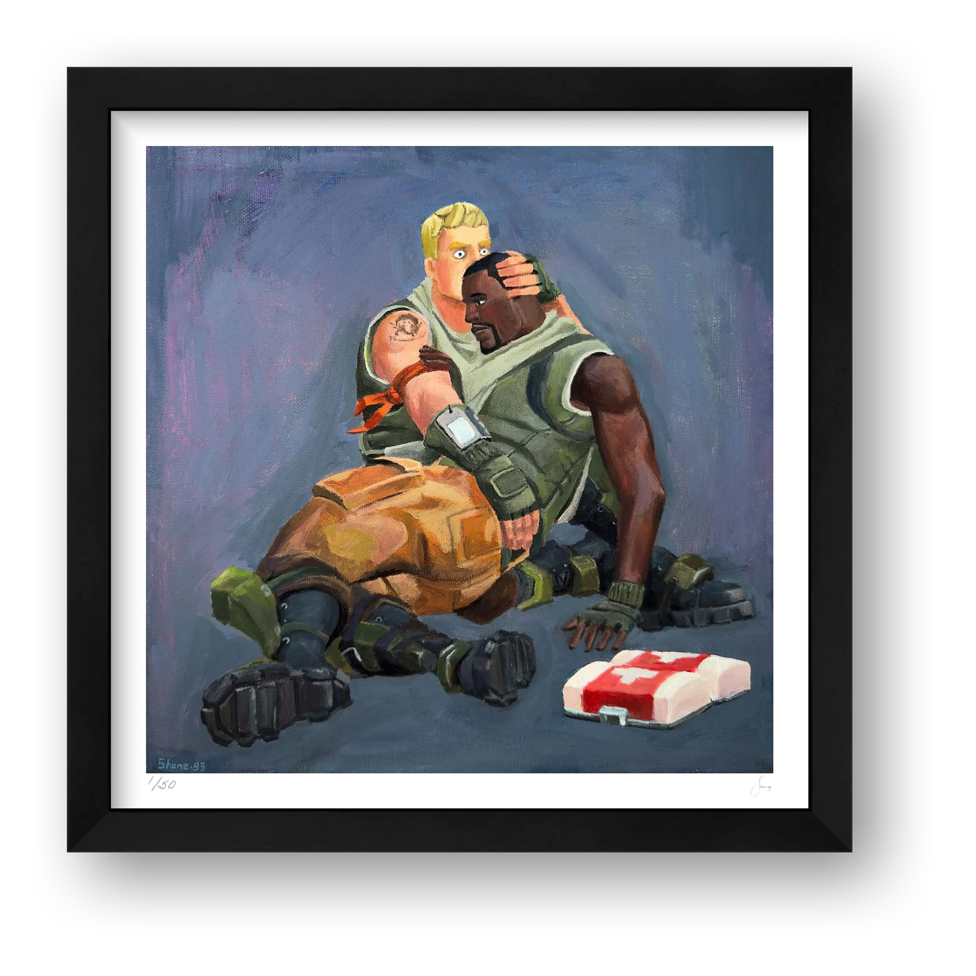 Jonsey the Terrible — framed