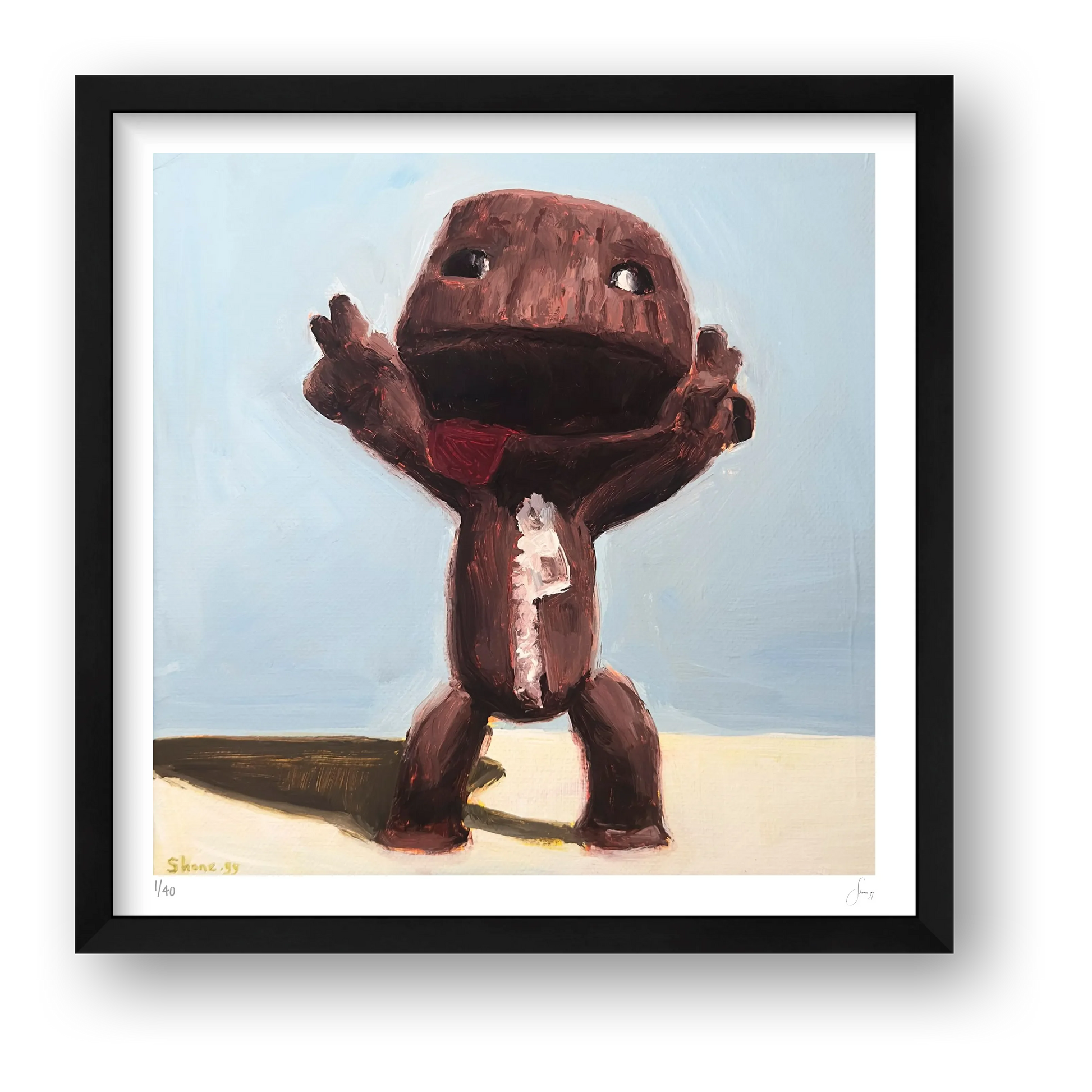 Sackboy — framed