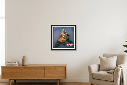 Jonsey the Terrible — 40×40cm, 16×16" Black Frame