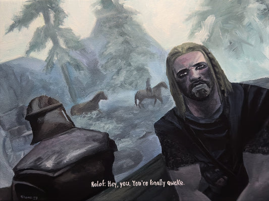 Awake. (Skyrim) - Original Painting