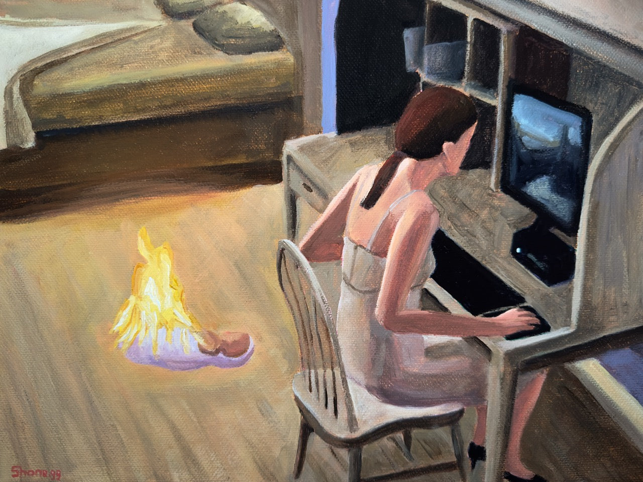 Not now sweetie (Sims) - Original Painting