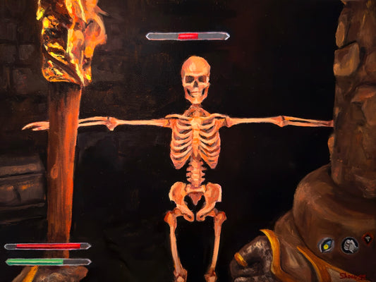 T-Pose (Oblivion) - Original Painting