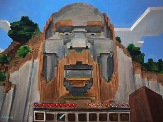 The Temple of Notch - Original Painting