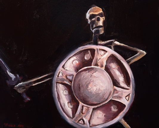 Skyrim Skeleton - Original Painting